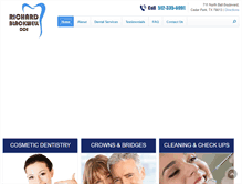 Tablet Screenshot of cedarparkdds.com